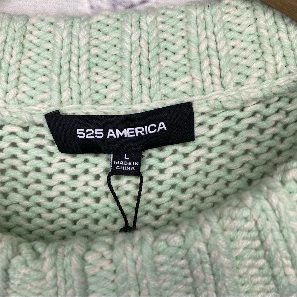 525 America Colorblock Balloon Sleeve Sweater - Picture 3 of 6